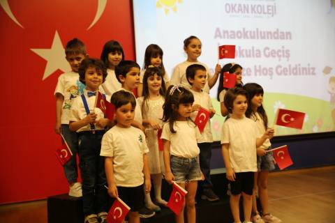 Anaokulundan İlkokula Geçiş Töreninde Öğrencilerimizde Gurur Duyduk