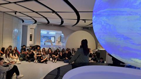 Öğrencilerimizle Göklerin ve Uzayın Yaşamını Keşfettik.  