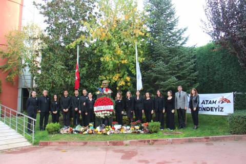  Ulu Önder Mustafa Kemal Atatürk’ü Ölümünün 87. Yılında Saygı Ve Özlemle Andık 