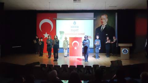 Çanakkale Zaferi’nin 110. yıl dönümünde  Cumhuriyetimizin Kurucusu Gazi Mustafa Kemal Atatürk'ü, kahraman şehitlerimizi saygı ve minnetle andık.