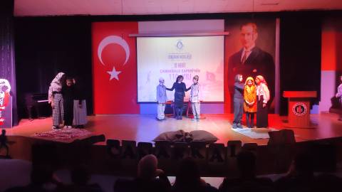 Çanakkale Zaferi’nin 110. yıl dönümünde Cumhuriyetimizin Kurucusu Gazi Mustafa Kemal Atatürk'ü, kahraman şehitlerimizi saygı ve minnetle andık.