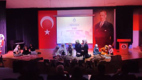 Çanakkale Zaferi’nin 110. yıl dönümünde Cumhuriyetimizin Kurucusu Gazi Mustafa Kemal Atatürk'ü, kahraman şehitlerimizi saygı ve minnetle andık.