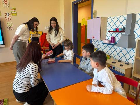 Anaokulu Öğrencilerimiz Hijyenin Gücünü Keşfetti 