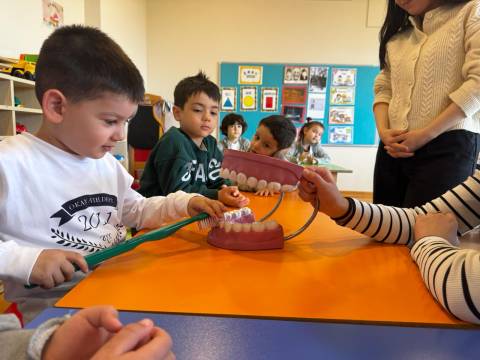 Anaokulu Öğrencilerimiz Hijyenin Gücünü Keşfetti 