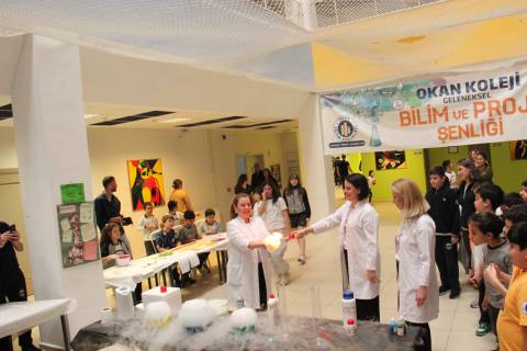   Öğrencilerimiz Geleceğe Yön Veren 151 Projeyi  15. Bilim ve Proje Şenliğinde Sergiledi 