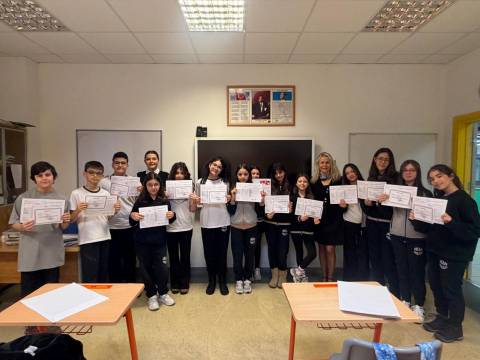 Öğrencilerimizin Karne Heyecanına Ortak Olduk 